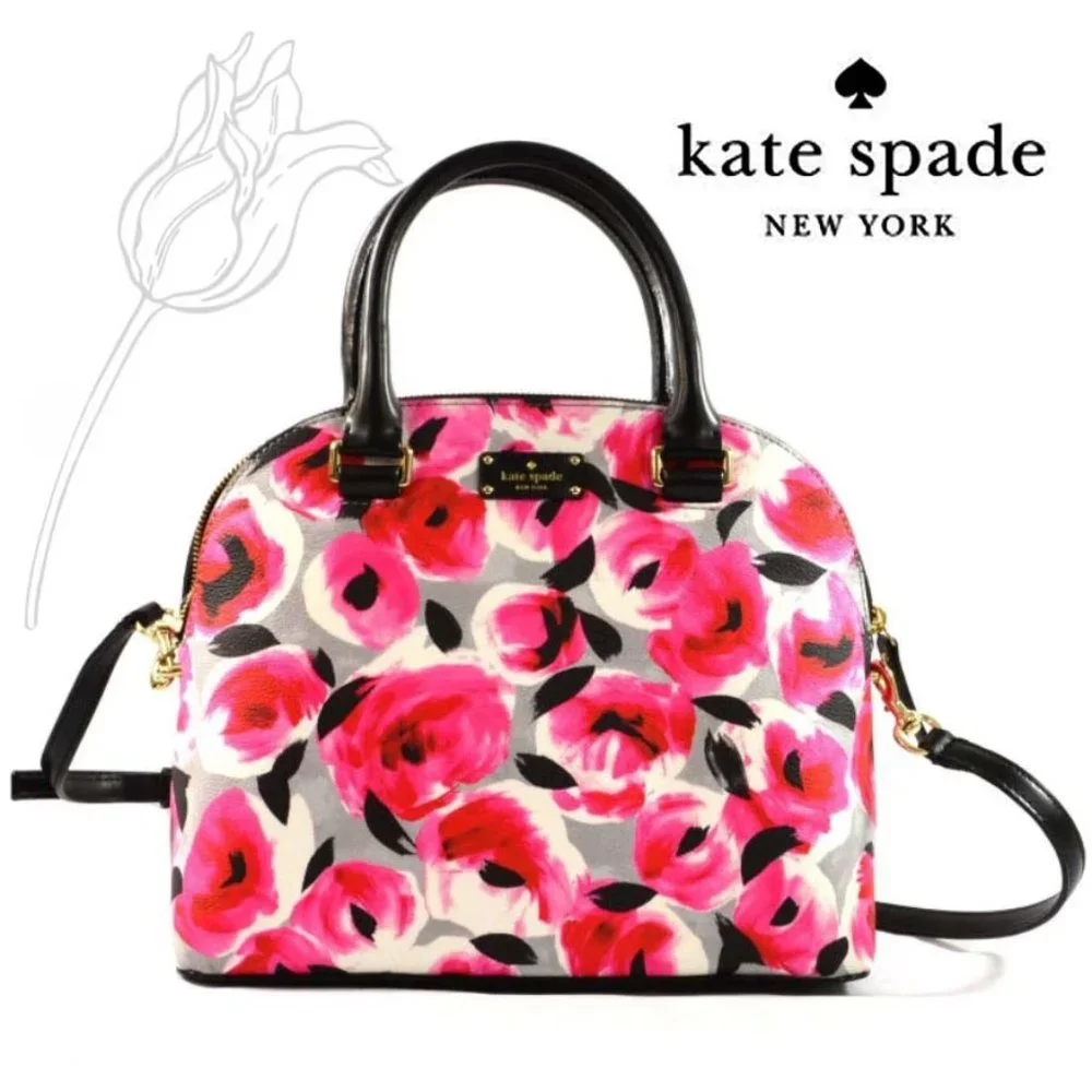 Kate Spade New York Pink Rose Bed Blake Avenue Shoulder Bag.
